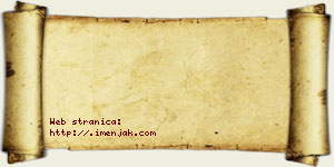 Tijana Isailović vizit kartica